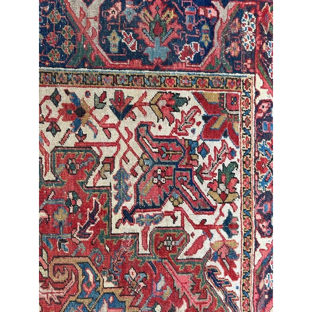 Large Heriz Rug, 1890s For Sale - Image 15 of 18
