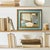 This is a new abstract oil painting in soft blue, beige and cream tones. The oil painting is done on a hardboard canvas...