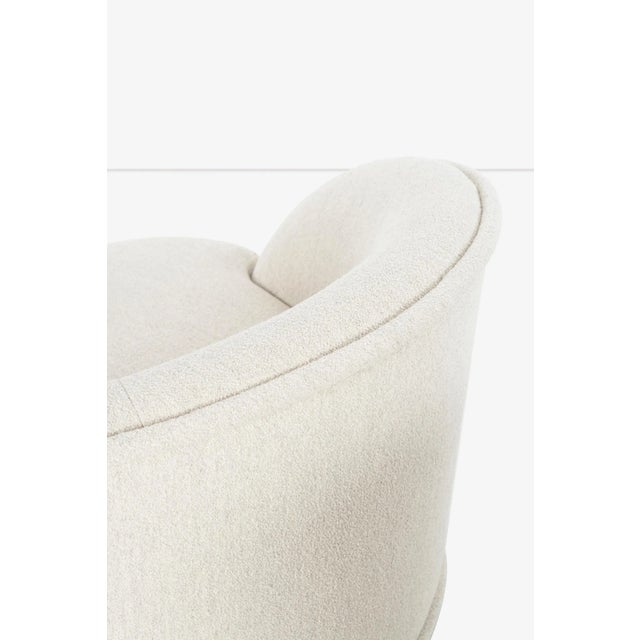 Milo Baughman Style Oversized Swivel Lounge Chairs by Directional - A Pair For Sale - Image 10 of 12