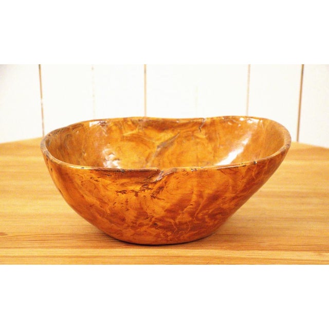 Swedish Birch Burl Bowl, 1876 For Sale - Image 14 of 14