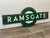 British 1940s Southern Railway Enamel Target Sign – Ramsgate Station, Kent For Sale - Image 9 of 18