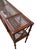 Vintage Faux Bamboo Cane Console Server Sideboard Sofa Table For Sale - Image 9 of 11