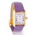 2000 - 2009 Cartier Must De Cartier Tank 2415 Japan Limited Purple Checkerboard Dial Vermeil For Sale - Image 5 of 16