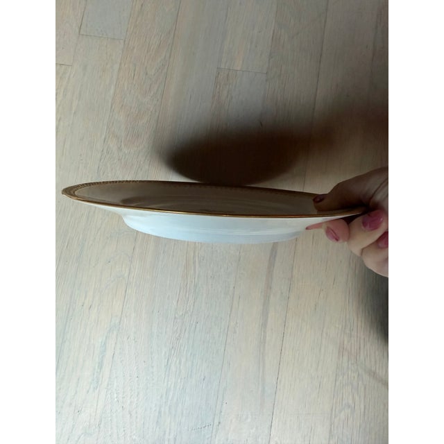 White Antique Wm. Guérin Limoges Gold Encrusted Dinnerware Set - Large French Service (52 Pieces) For Sale - Image 8 of 10