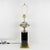 Maison Charles Black Enamel and Crystal Fruits Table Lamp , France Circa 1960 For Sale - Image 10 of 14