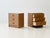 This elegant pair of mid-century modern nightstands from the 1960s impresses with its clean lines and the warm ambiance of...