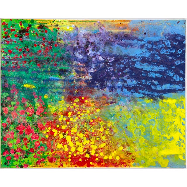 "Garden Series #4" - Abstract Expressionist Composition in Acrylic by Charles David Francis For Sale - Image 4 of 7