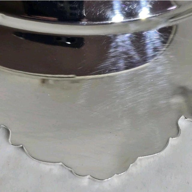 Metal Mid-Century Sterling Silver Cake Compotier Tazza, Sheffield, 1965 For Sale - Image 7 of 18