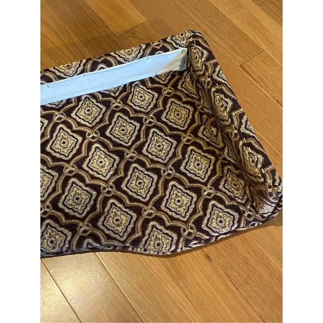 Traditional Early 20th Century Traditional Design Window Textile Cornice For Sale - Image 3 of 4