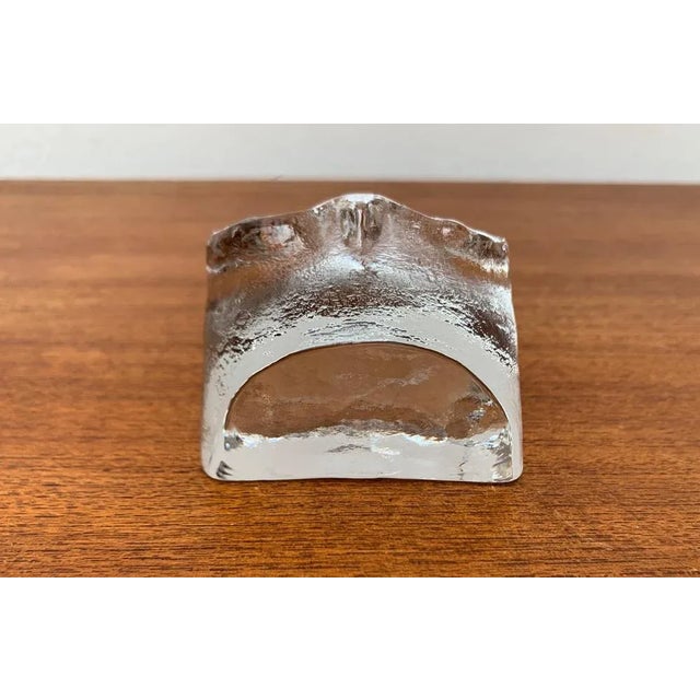 Glass Mid-Century Scandinavian Art Glass Owl, 1960s For Sale - Image 7 of 13