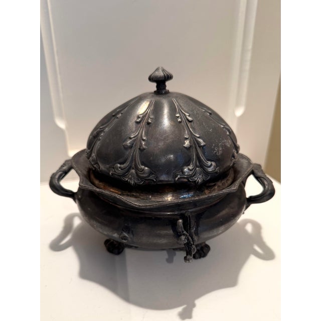 19th Century Victorian Quadruple Silver Plate Serving Pieces - Set of 3 For Sale - Image 13 of 15