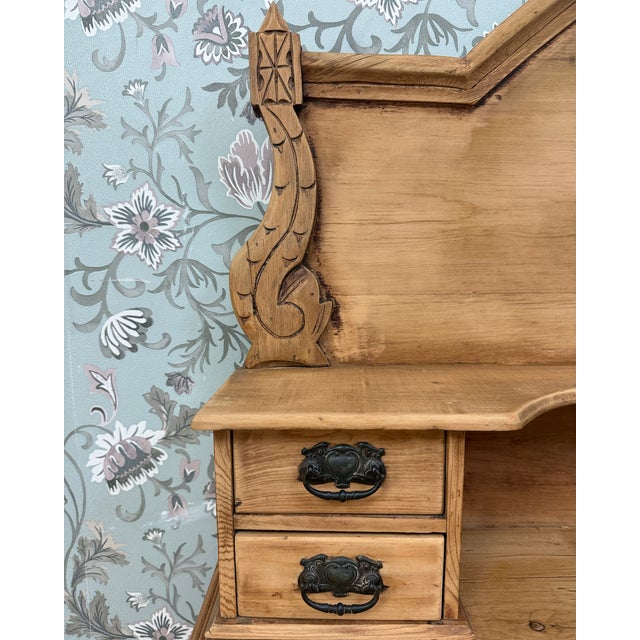 Victorian English 2-Part Buffet For Sale - Image 17 of 18