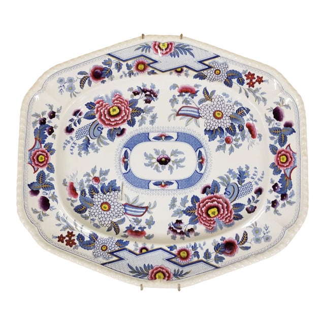 Early 19th Century Large "Columbia" Transferware Platter For Sale