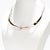 Ed Wiener Modernist 14k Gold & Pearl Curvex Choker Necklace or Collar For Sale - Image 4 of 18