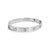 Cartier Classic Model 18k White Gold Iconic Love Bangle Bracelet For Sale In Houston - Image 6 of 8