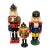 3 Vintage Herman Wood Nutcrackers Holiday For Sale
