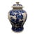 Chinese Blue and White ‘Peony’ Baluster Jar and Cover For Sale
