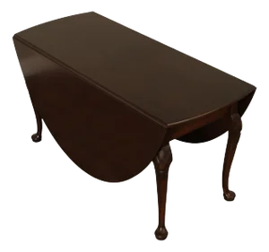 Kittinger Colonial Williamsburg Mahogany Drop Leaf Dining Table