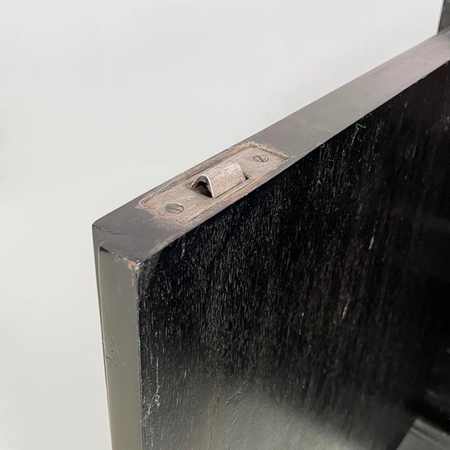 Italian Art Deco Sideboard in Black Wood, 1930s For Sale - Image 10 of 18