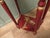 Red Lacquer Chinoiserie Side Table, 1920 For Sale - Image 4 of 7