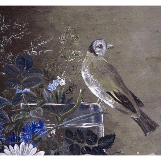 Small Flower Painting Attributed to I.L. Jensen For Sale - Image 4 of 7