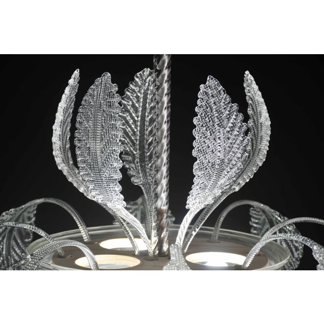 1940s Lovely Art Deco Barovier E Toso Chandelier, Murano Glass For Sale - Image 11 of 14