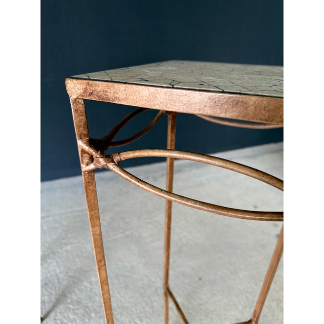 Handcrafted High Pedestal Table Set, 1990s France, Set of 2 For Sale - Image 15 of 18