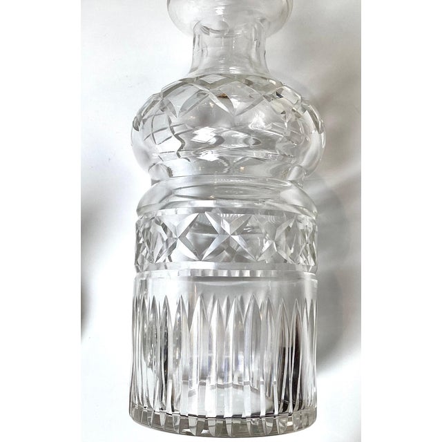 Pait of 19th Century Cut Glass Spirit Decanters For Sale In Philadelphia - Image 6 of 9