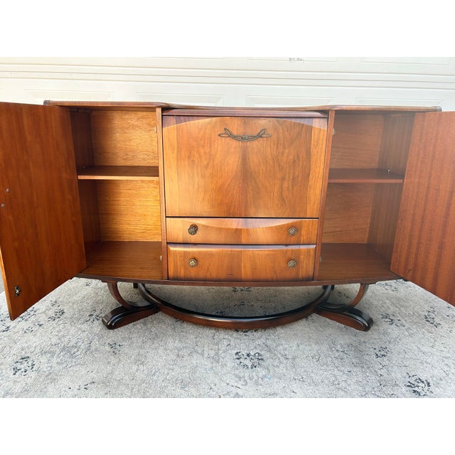 1940s Art Deco Cocktail Cabinet Bar Beautility Company Europe | Chairish