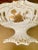 Stunning 1900’s cutout decorative footed porcelain bowl with 24K gold floral decoration and detailing, both cut out and...