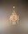 Abstract Vintage Venetian Style Crystal Chandelier With Purple and Amber Crystals For Sale - Image 3 of 8