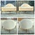 Peach Mid Century Modern Pearsall Style Low Tufted Three Legged Triangle Lounge Chairs - A Pair For Sale - Image 8 of 11