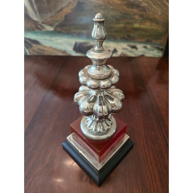 Vintage Mid Century Modern Trophy Chrome Bakelite For Sale In Boston - Image 6 of 6