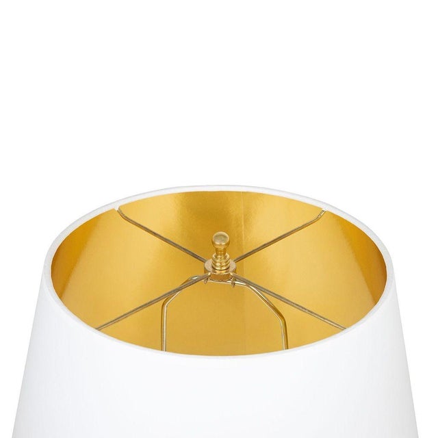 Pair of Late 20th Century White Porcelain Pineapple Lamps For Sale - Image 4 of 8