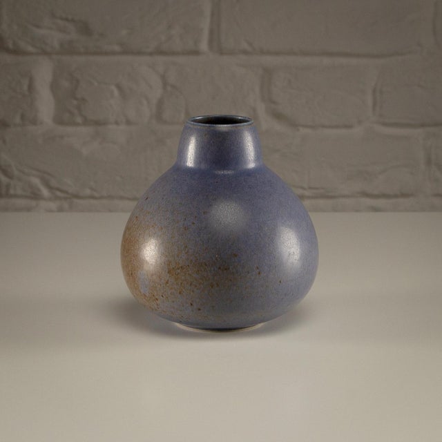 Blue Hares Fur Glazed Vase from Saxbo, Denmark, 1930s, in Flawless conditions. Designed 1920 to 1949 This piece has an...