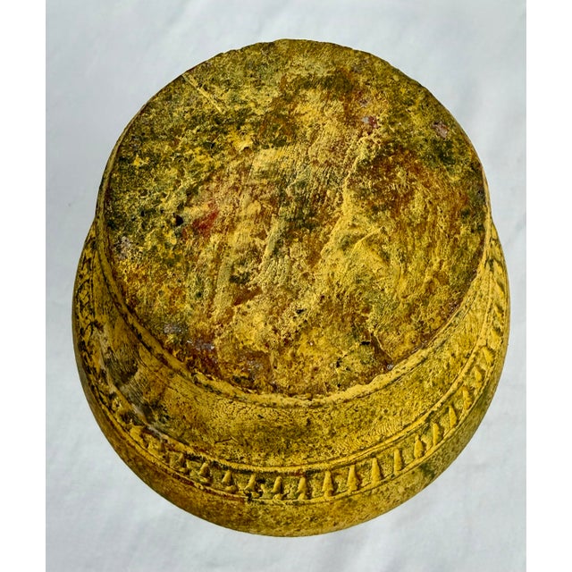 Late 20th Century Italian Scavo Style Terracotta Amphora Urn | Rustic Mediterranean Vessel For Sale - Image 9 of 9