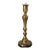 Vintage Anglo-Indian Engraved Brass Candlestick Table Lamp, Circa 1950 For Sale