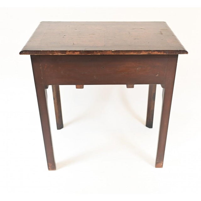 Queen Anne Elm Wood Table, 1820s For Sale - Image 4 of 10