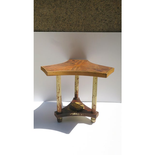 Wood Rustic Side or End Table, Circa Early-20th Century For Sale - Image 7 of 16