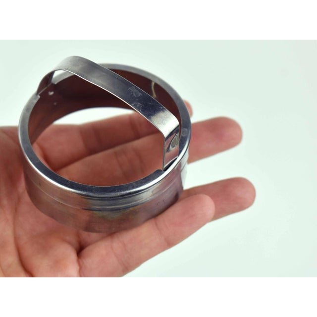 Silver Vintage Aluminum Cookie Cutter & Biscuit Press Collection - Set of 9 For Sale - Image 8 of 9