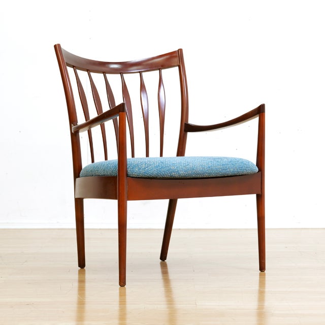 Wood Mid Century Occasional Chair by Greaves & Thomas For Sale - Image 7 of 10