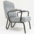 Vintage Armchair by Jacques Hitier for Tubauto, 1950s For Sale - Image 13 of 13