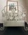 Vintage Late 20th Century Wrought Iron Floral Magazine Rack With Daisy & Leaf Metalwork- Cottage Shabby Chic Décor For Sale In Orlando - Image 6 of 12