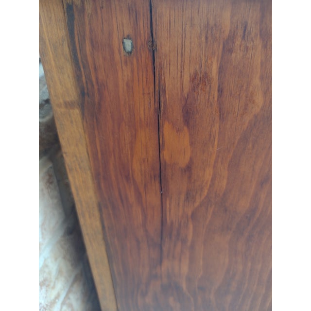 Late 20th Century Cannon Woodworks Rustic Solid Wood Two-Door Cabinet For Sale - Image 15 of 15