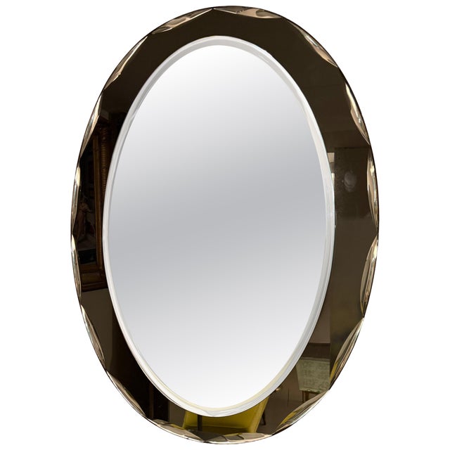 Italian Mirror in the style of Fontana Arte, 1970s For Sale - Image 11 of 11