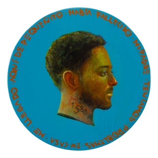 Natasha Lelenco, Currency #254, 2025, Mixed Media on Wood For Sale