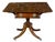 19th Century Regency English Mahogany Pembroke Table with Drawer, Quadripod Base, Lion Feet For Sale