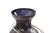 Black Black Ore Glass Vase with metal accent - Large For Sale - Image 8 of 11