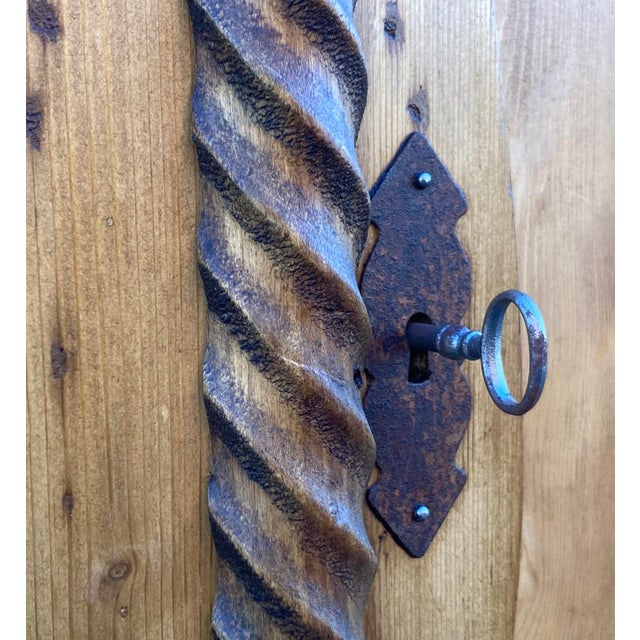 Late 19th Century Pine Dresser Base With Two Doors and Two Drawers For Sale - Image 16 of 18