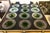 1970s 1970s Textured Glass Pertti Santalahti Humppila Kivi Dinner Plates, Set of 12 For Sale - Image 5 of 16